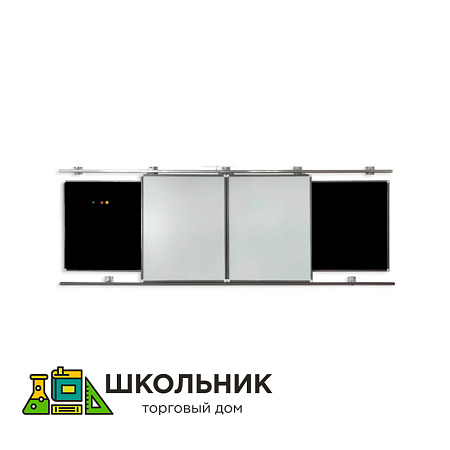 Раздвижная рельсовая система досок