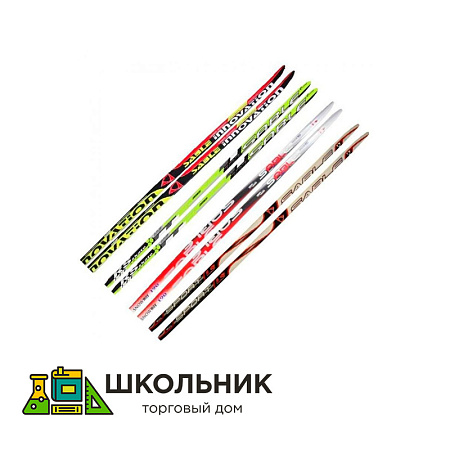 Пластиковые лыжи с насечкой (р.160)