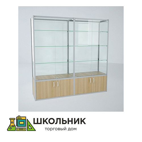 Витрина двухсекционная